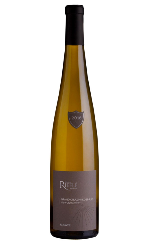 Domaine Riefle Grand Cru Zinnkoepfle Gewurztraminer Alsace 2016