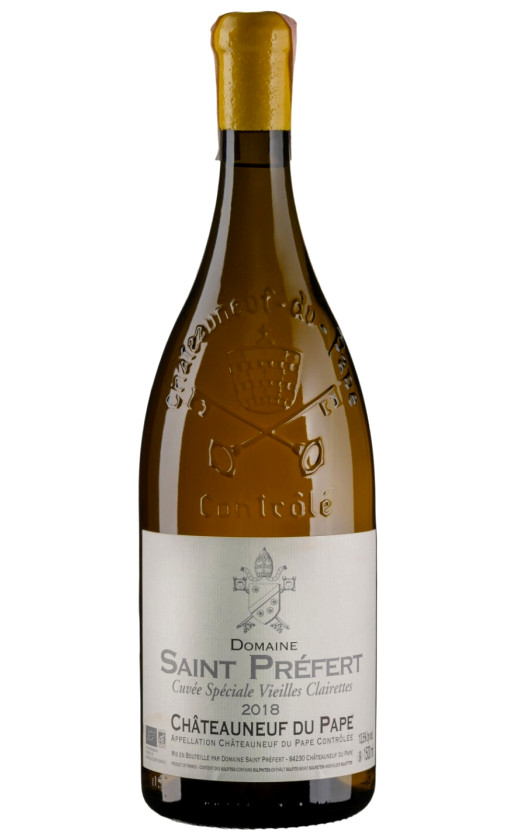 Domaine Saint-Prefert Cuvee Speciale Vieilles Clairettes Chateauneuf du Pape 2018