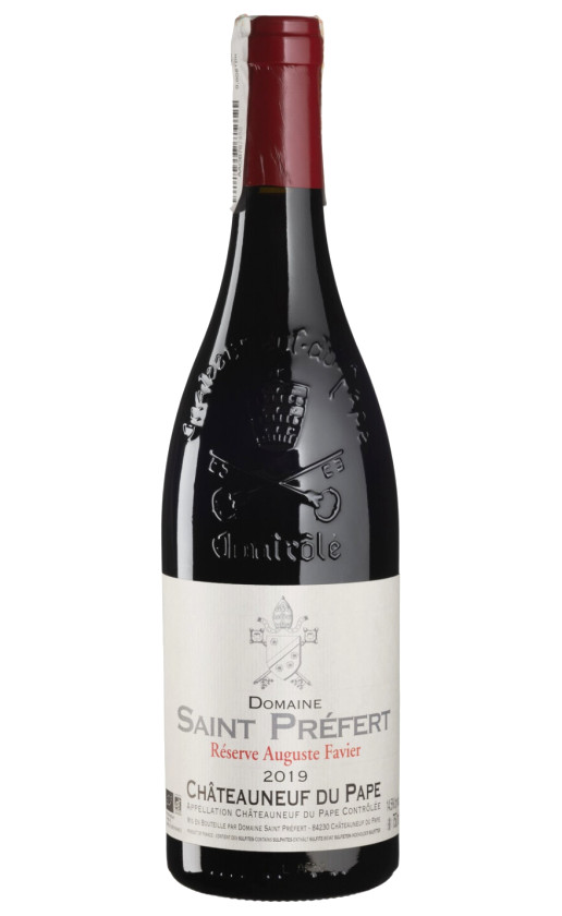 Domaine Saint-Prefert Reserve Auguste Favier Rouge Chateauneuf du Pape 2019
