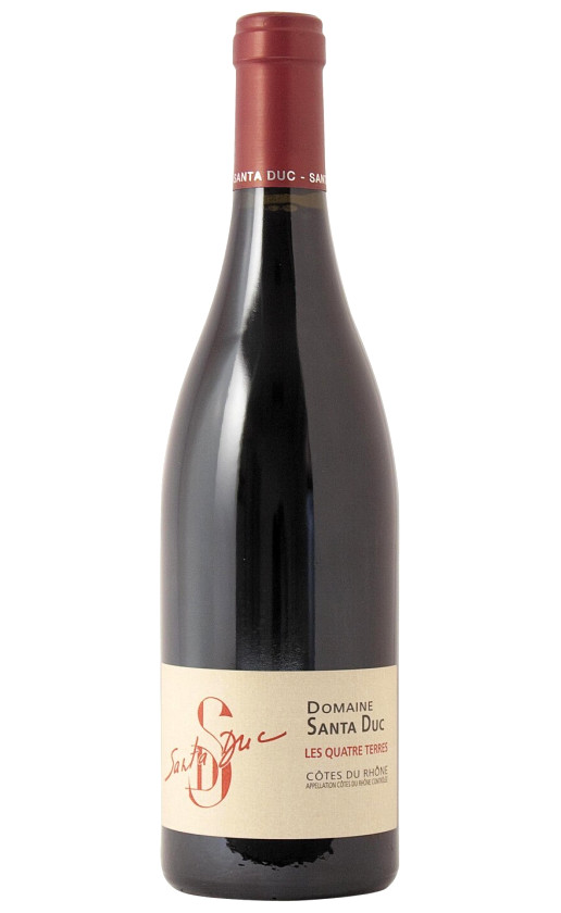 Domaine Santa Duc Les Quatre Terres Cotes du Rhone 2008