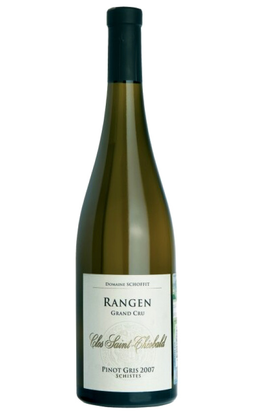 Domaine Schoffit Pinot Gris Alsace Grand Cru Rangen de Thann Clos St Theobald Schistes 2007