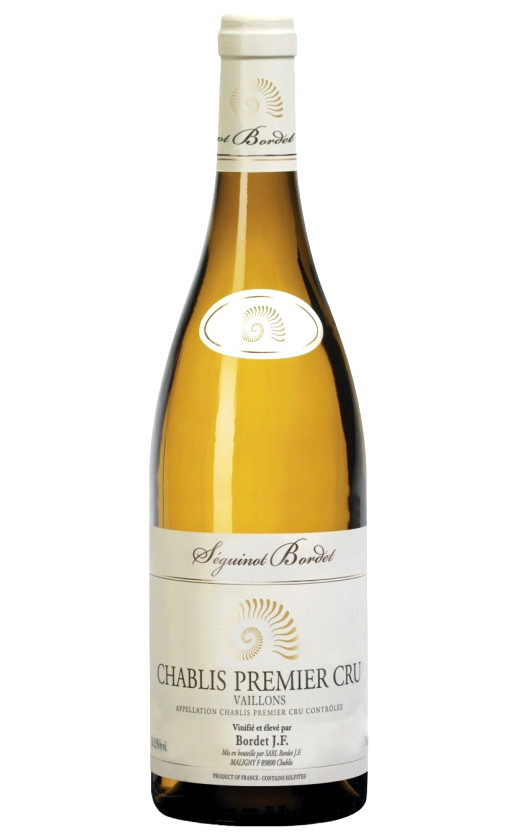Domaine Seguinot-Bordet Chablis Premier Cru Vaillons 2014