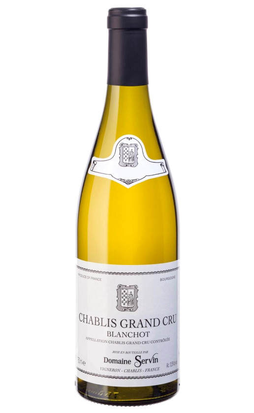 Domaine Servin Chablis Grand Cru Blanchot 2018