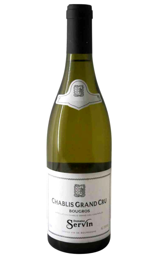 Domaine Servin Chablis Grand Cru Bougros 2019