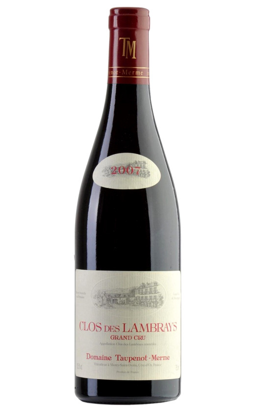 Domaine Taupenot-Merme Clos Des Lambrays Grand Cru 2007
