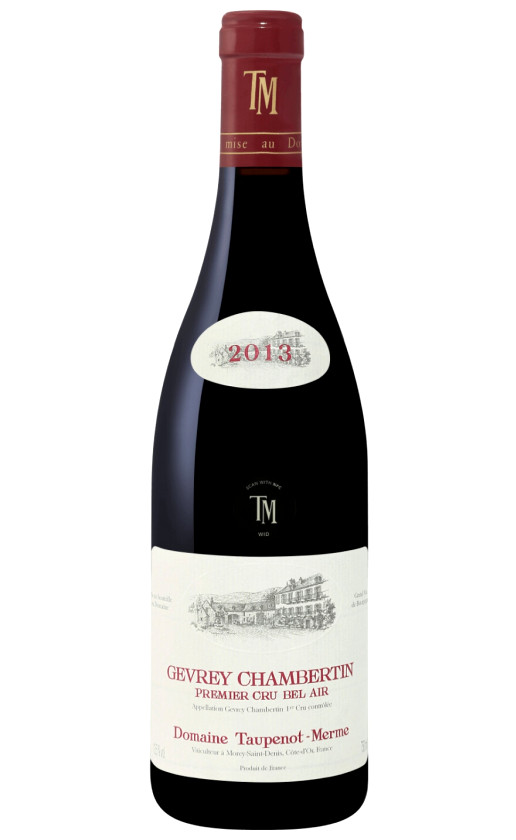 Domaine Taupenot-Merme Gevrey Chambertin Premier Cru Bel Air 2013
