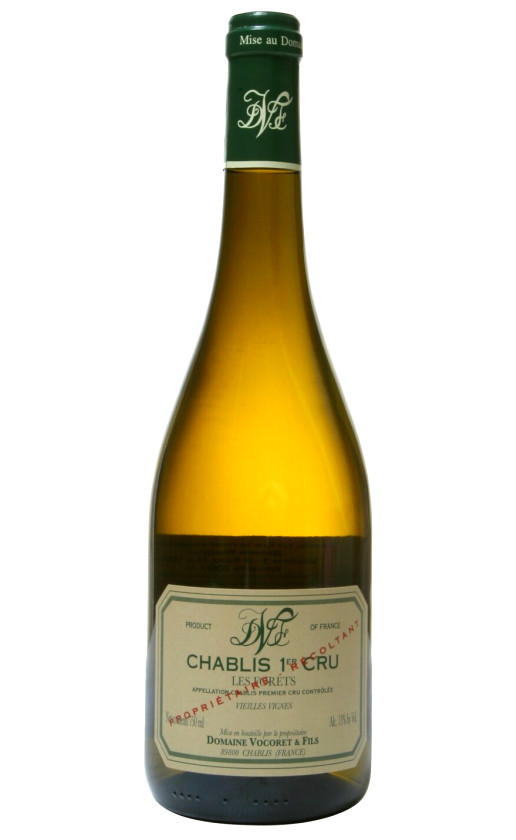 Domaine Vocoret Les Forets Vieilles Vignes Chablis 1-er Cru 2018
