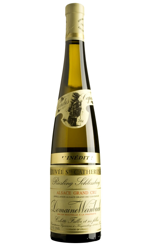 Domaine Weinbach Riesling Grand Cru Schlossberg Cuvee Sainte Catherine L'Inedit 2004