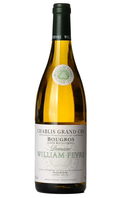 Domaine William Fevre Chablis Grand Cru Bougros Cote Bouguerots 2007