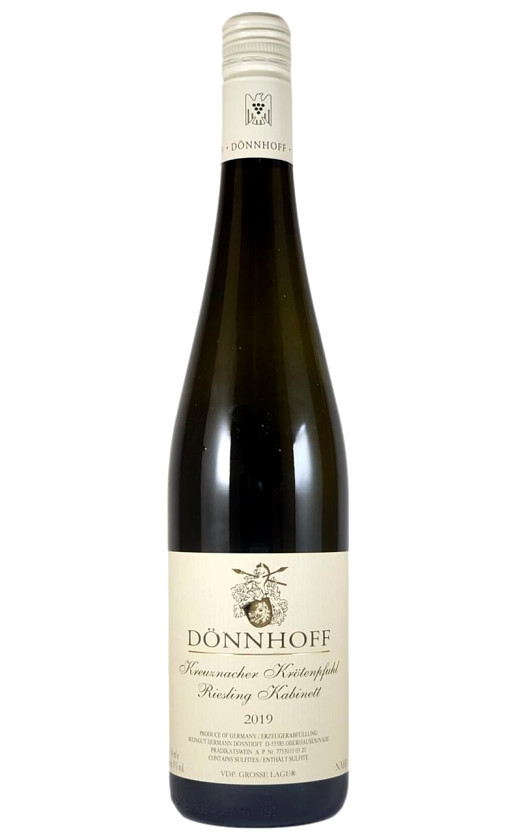 Donnhoff Riesling Kabinett Kreuznacher Krotenpfuhl 2019