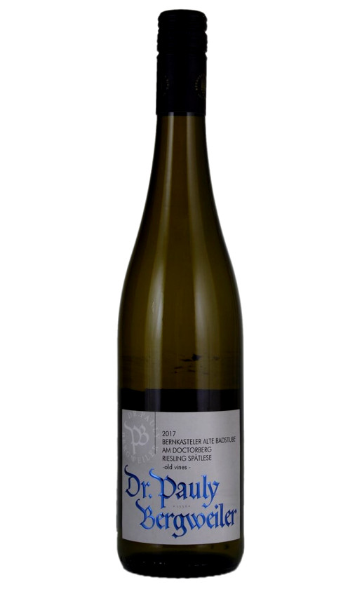 Dr. Pauly Bergweiler Benkasteler Alte Badstube am Doctorberg Riesling Spatlese Alte Reben 2018