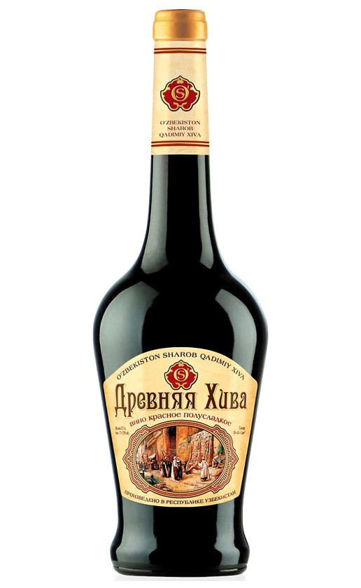 Древняя Хива Красное Полусладкое