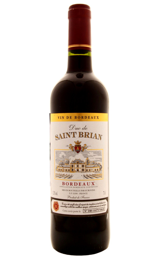 Duc de Saint Brian Bordeaux Rouge Sec