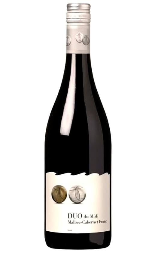 DUO du Midi Malbec-Cabernet Franc Pays D'Oc 2018