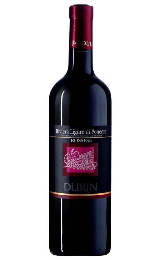Durin Rossese Riviera Ligure di Ponente 2018
