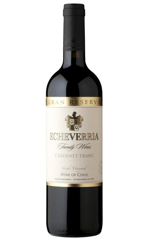 Echeverria Cabernet Franc Gran Reserva 2014