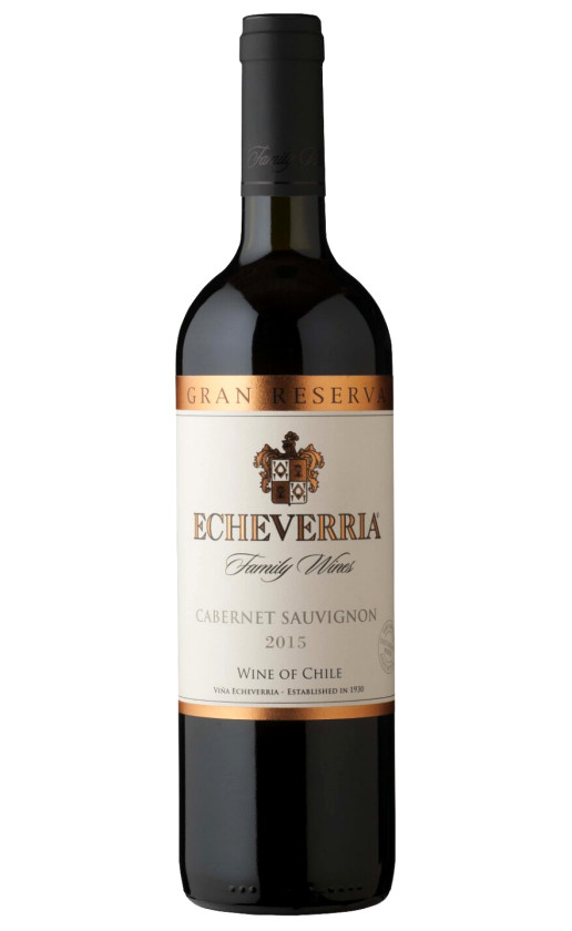 Echeverria Cabernet Sauvignon Gran Reserva 2015