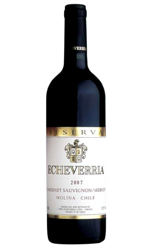 Echeverria Cabernet Sauvignon-Merlot Reserva 2007