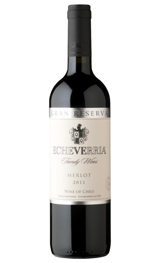 Echeverria Merlot Gran Reserva 2015