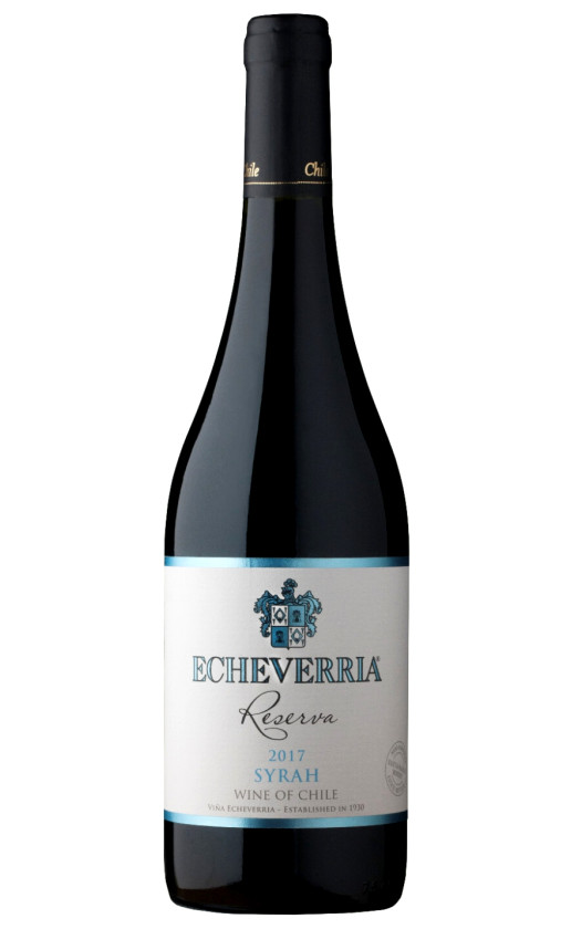 Echeverria Reserva Syrah 2017