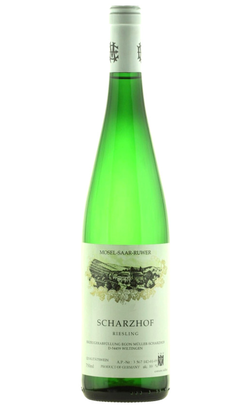 Egon Muller Scharzhof Riesling Qualitatswein 2017