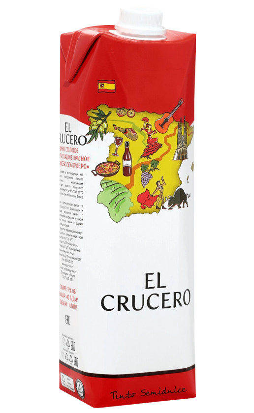 El Crucero Tinto Semidulce Tetra Prism