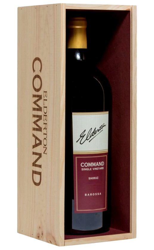 Elderton Command Shiraz Barossa 2012 wooden box