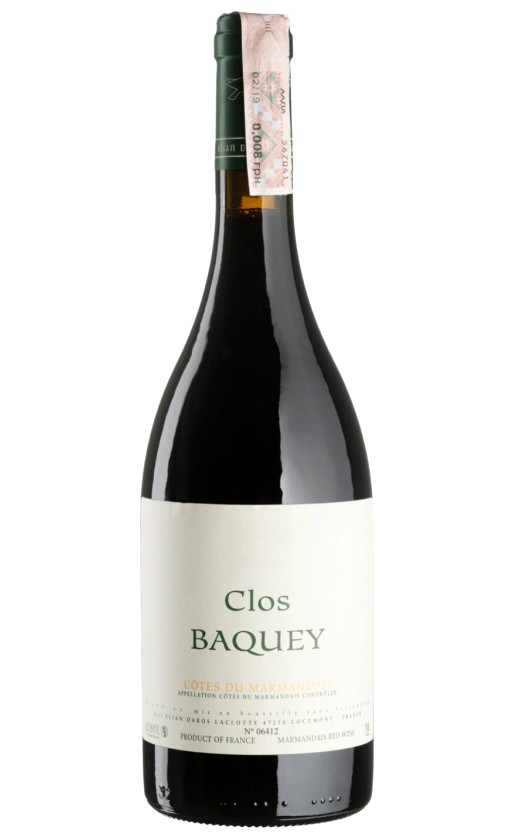 Elian Da Ros Clos Baquey Cotes du Marmandais 2014