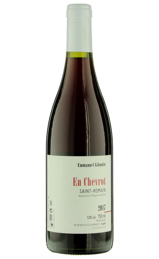 Emmanuel Giboulot En Chevrot Rouge Saint-Romain 2017