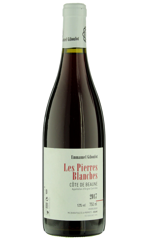 Emmanuel Giboulot Les Pierres Blanches Cote de Beaune 2017