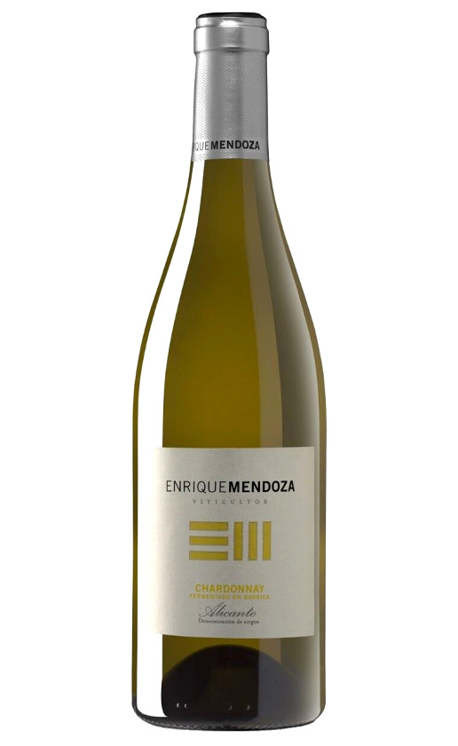 Enrique Mendoza Chardonnay Fermentado en Barrica Alicante 2018