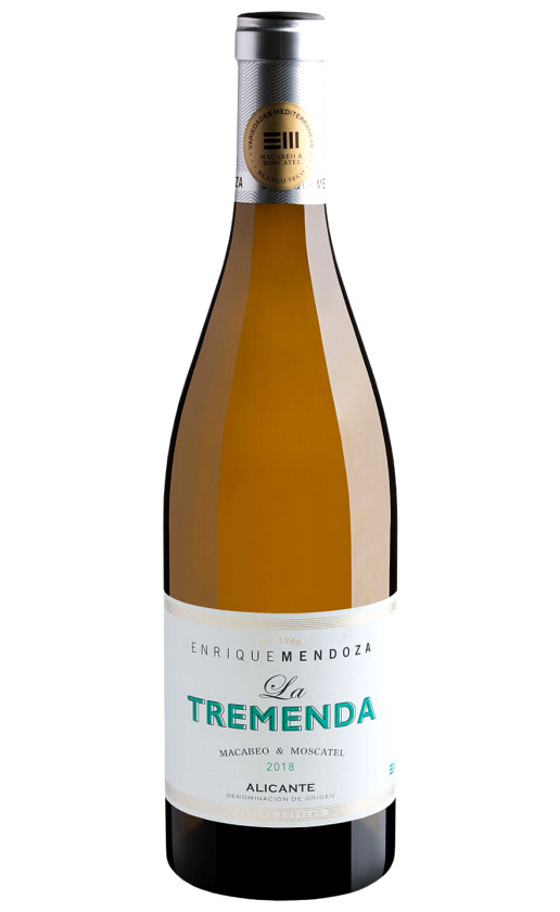 Enrique Mendoza La Tremenda Macabeo-Moscatel Alicante 2018