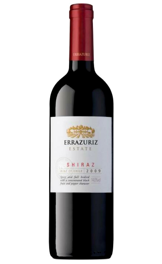 Errazuriz Estate Shiraz 2009