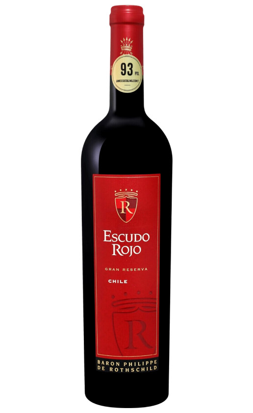Escudo Rojo Gran Reserva Central Valley 2019