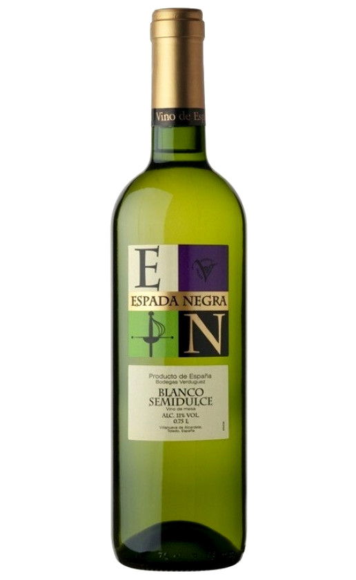 Espada Negra Blanco Semidulce