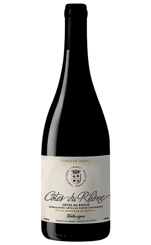 Famille Sadel Cotes du Rhone Rouge 2019