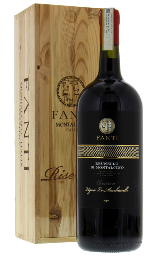 Fanti Vigna Le Macchiarelle Brunello di Montalcino Riserva 2013 gift box
