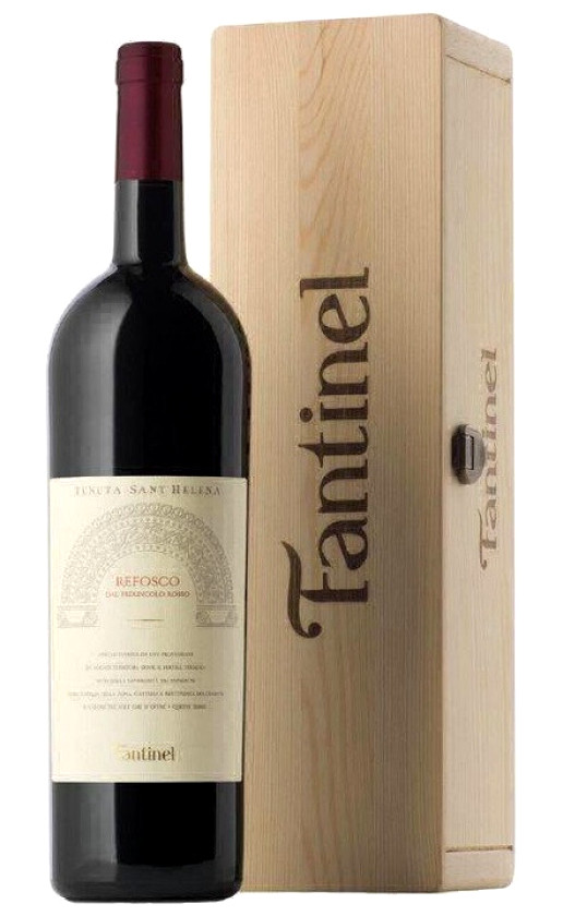 Fantinel Vigneti Sant'Helena Refosco dal Peduncolo Rosso 2013 wooden box