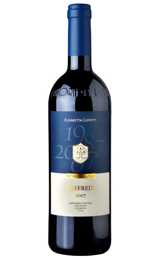 Fattoria Le Pupille Saffredi Toscana Maremma 2007