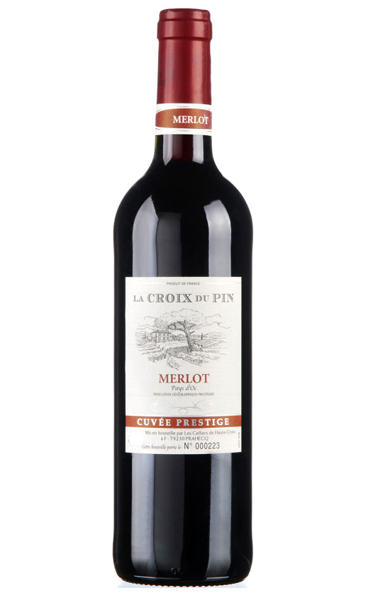 FDL La Croix du Pin Merlot Pays d'Oc