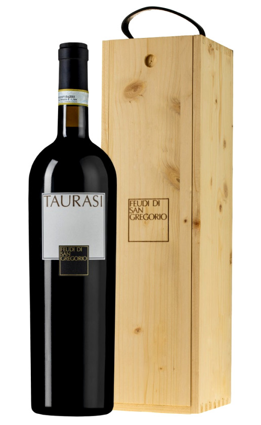 Feudi di San Gregorio Taurasi 2015 wooden box