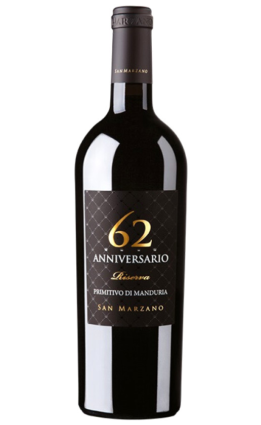 Feudi di San Marzano Anniversario 62 Riserva Primitivo di Manduria 2017