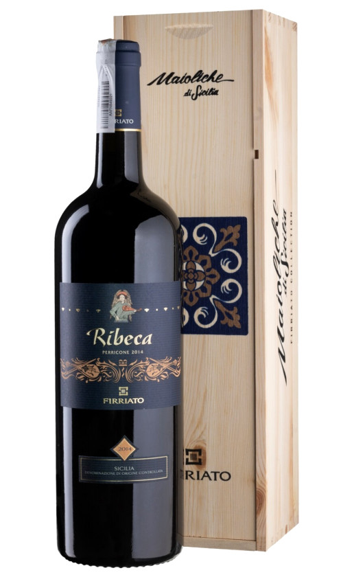 Firriato Ribeca Sicilia 2014 wooden box
