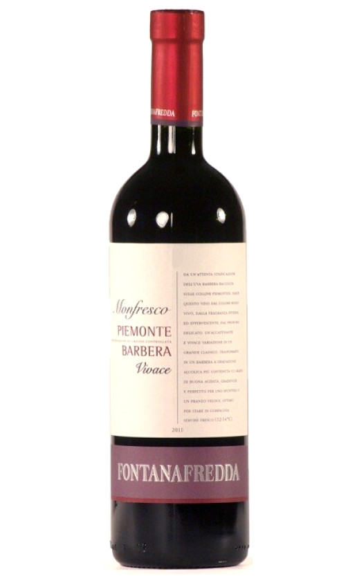 Fontanafredda Monfresco Piemonte Barbera Vivace 2011