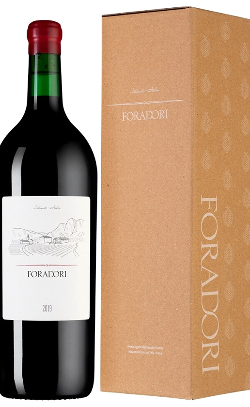 Foradori Teroldego Vigneti delle Dolomiti 2019 gift box