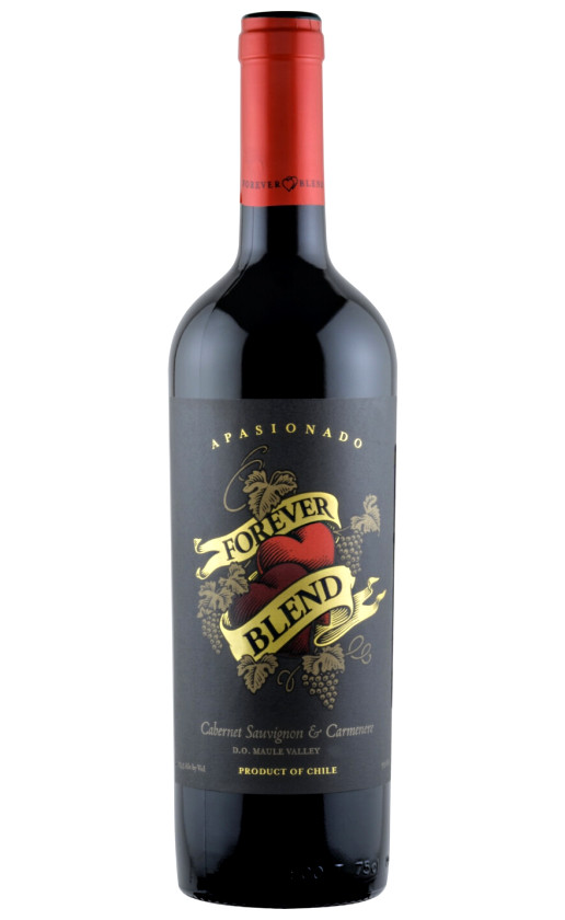 Forever Blend Cabernet Sauvignon-Carmenere Gran Reserva Apasionado Maule Valley