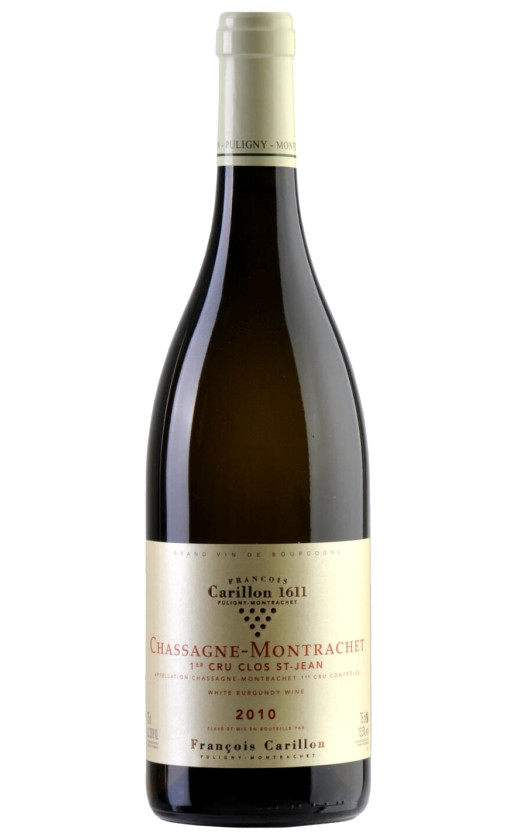 Francois Carillon Chassagne-Montrachet 1er Cru Clos St-Jean 2010