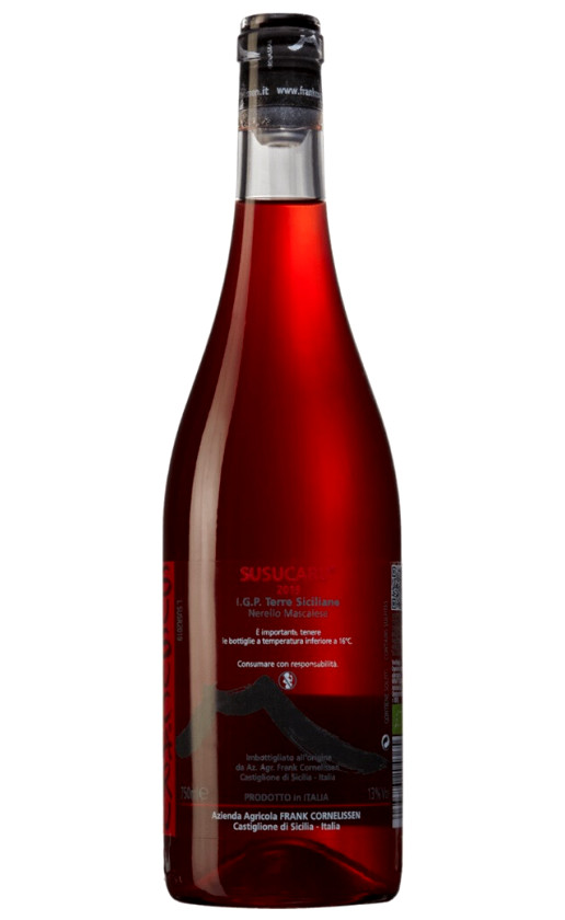 Frank Cornelissen Susucaru Rosso Terre Siciliane 2019