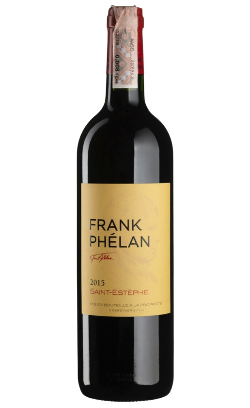 Frank Phelan Saint-Estephe 2015