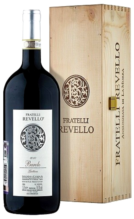 Fratelli Revello Vigna Gattera Barolo 2010 wooden box
